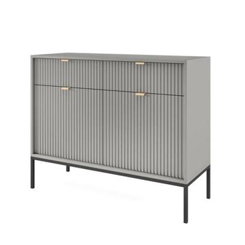 wandkast commode met geribbelde lades nieuw beschikbaar voor biedingen