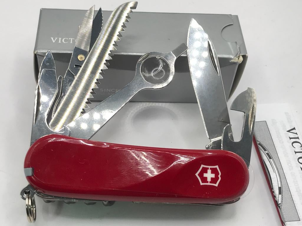 Victorinox Zakmes Delemont Evolution S23 Discontinued	NEW, Caravans en Kamperen, Kampeergereedschap, Nieuw, Ophalen of Verzenden