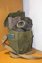 GB WW2 M-43 volledig gasmasker met stamnummer, Verzenden, Landmacht, Kleding of Schoenen