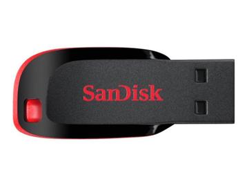 SanDisk Cruzer Blade - Clé USB - 32 Go - USB 2.0 - rouge. no, Enlèvement ou Envoi, Neuf, SanDisk, 32 GB