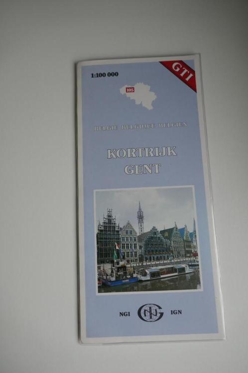 Topografische kaarten België 1:100 000 (ca. 1988 uitgegeven), Boeken, Atlassen en Landkaarten, Nieuw, Overige typen, België, 1800 tot 2000
