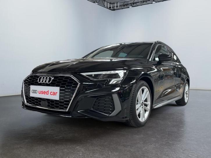 Audi A3 S-Line*Boite auto*APP*attache*Garantie=2029-tvac, Auto's, Audi, Bedrijf, A3, Adaptieve lichten, Airbags, Airconditioning