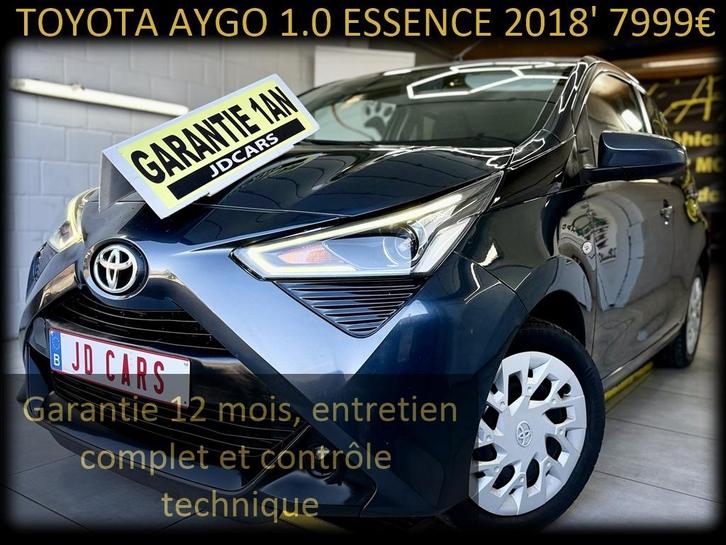 TOYOTA AYGO 1.0 ESSENCE ‼️GARANTIE 1 AN CTOK‼️, Auto's, Toyota, Bedrijf, Te koop, Aygo, ABS, Airbags, Alarm, Bluetooth, Boordcomputer