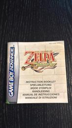 Gameboy advance The Legend of Zelda the Minish Cap handl., Games en Spelcomputers, Ophalen of Verzenden, Gebruikt