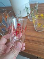 6 glazen vintage vruchtensap uit Italië, Ophalen of Verzenden