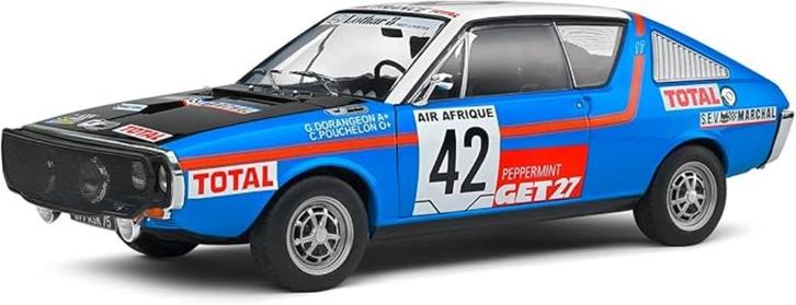 Solido REN 17 Rally Abidjan Nice 1976 GRATIS LEVERING, Hobby en Vrije tijd, Modelauto's | 1:18, Nieuw, Auto, Solido, Verzenden