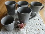 1 mokje + 4 grote mokken, Amadeo, Home Décor, oude look, -, -, Overige typen, Ophalen of Verzenden