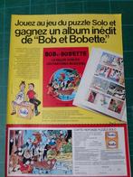 Bob et Bobette - publicité papier - 1981, Autres types, Bob et Bobette, Utilisé, Enlèvement ou Envoi