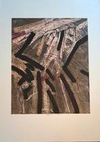 DE KRAMER Enk "Compositie" kleurets en aquatint - enig stuk, Ophalen of Verzenden
