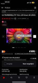 LG 70UR80006LJ 70”, Audio, Tv en Foto, Televisies, Ophalen, LED, Zo goed als nieuw, 4k (UHD)