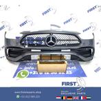 W206 AMG LINE VOORBUMPER GRIJS + STARS GRIL 2021-2024 origin, Auto-onderdelen, Gebruikt, Voor, Mercedes-Benz, Ophalen of Verzenden