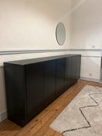 Buffet noir, Avec tiroir(s), 25 à 50 cm, 200 cm ou plus, Zwart modern