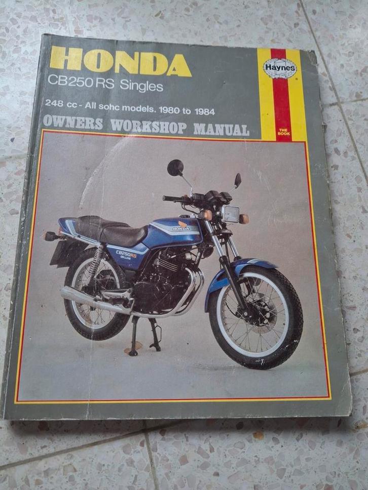 Honda CB250RS Haynes Workshop Manual (80 to 84), Motos, Modes d'emploi & Notices d'utilisation, Honda, Enlèvement ou Envoi