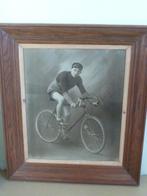 antieke fiets:foto koers fietsplaat oldtimer classic renner, Verzamelen, Foto's en Prenten, Ophalen, Foto