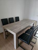 Eettafel met 6 stoelen – in uitstekende staat, Ophalen