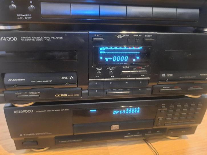 Kenwood A-54  hifi-systeem, Audio, Tv en Foto, Stereoketens, Zo goed als nieuw, Cassettedeck, Cd-speler, Tuner of Radio, Overige merken