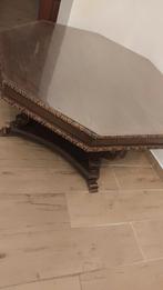 Table ronde orientale couleur maron, Enlèvement, Utilisé