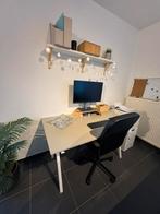 Ensemble bureau : table + chaise + caisson tiroirs, Enlèvement, Comme neuf, Bureau