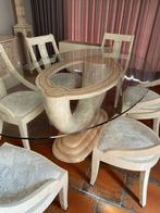 Eetkamer in marmer, Ophalen, Gebruikt, Antiek, 4 tot 6 stoelen