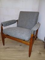 Vintage leolux zetel, Huis en Inrichting, Metaal, Vintage, Eenpersoons, Zo goed als nieuw