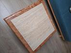 table basse en travertin vintage, Huis en Inrichting, Tafels | Salontafels, Ophalen, Overige materialen, 50 tot 100 cm, Vierkant