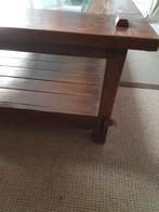 Mooie koloniale landelijke salontafel massief hout, Ophalen