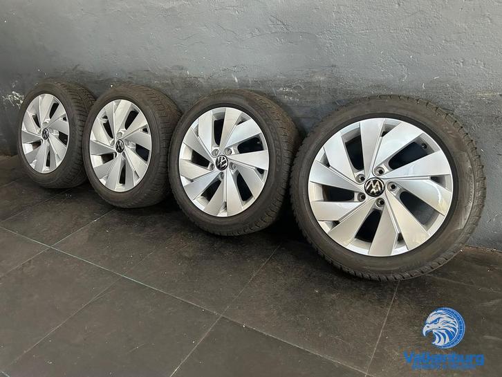 7mm! Originele VW Golf 8 5H Belmont 17 inch velgen 5x112 win, Auto-onderdelen, Banden en Velgen, Banden en Velgen, Winterbanden