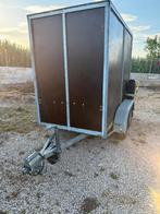 Remorque fermée double essieux 750 kg, Enlèvement, Comme neuf