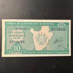 Burundi - 10 Francs 2005 - P 33e - UNC - 274, Postzegels en Munten, Bankbiljetten | Afrika, Ophalen of Verzenden, Burundi, Los biljet