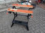 Workmate Black & Decker inklapbaar breedte 75 cm izgst., Ophalen, Zo goed als nieuw, 70 tot 120 cm, Inklapbaar