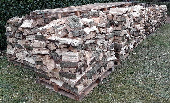 Brandhout 3 jaar natuurlijk gedroogd, Tuin en Terras, Brandhout, Blokken, Overige houtsoorten, 6 m³ of meer, Ophalen