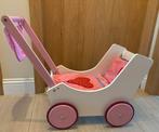 Houten speelgoed poppenwagen, Ophalen, Gebruikt, Rij- of Hobbelspeelgoed
