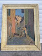 huile sur panneau cagnes mer signe vandervelden, Ophalen of Verzenden