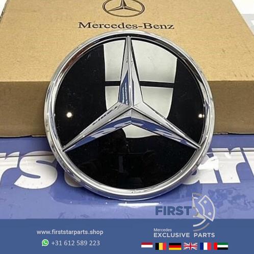 Mercedes STER HOOGGLANS CHROOM A45 CLA45 GLA45 C63 E63 G63 G, Auto-onderdelen, Carrosserie, Mercedes-Benz, Nieuw, Ophalen of Verzenden