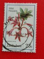Zimbabwe 1989 - fleurs, Timbres & Monnaies, Timbres | Afrique, Affranchi, Zimbabwe, Enlèvement ou Envoi