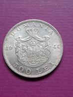 1944 Roemenië 500 lei in zilver Michael I, Postzegels en Munten, Verzenden, Overige landen, Losse munt, Zilver