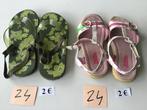 2 paar sandalen en 2 paar laarzen maat 24, Kinderen en Baby's, Kinderkleding | Schoenen en Sokken, Ophalen of Verzenden, Zo goed als nieuw