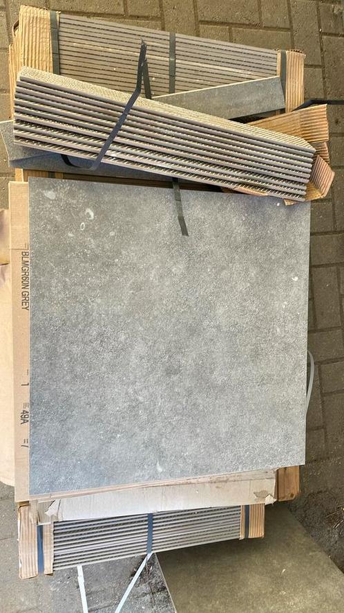 Lot vloertegels, wandtegels en stenen plinten NIEUW, Doe-het-zelf en Bouw, Tegels, Nieuw, Vloertegels, Ophalen