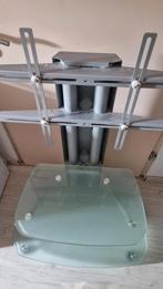 Tv-meubel van gehard glas - tv-plank, Ophalen, Zo goed als nieuw
