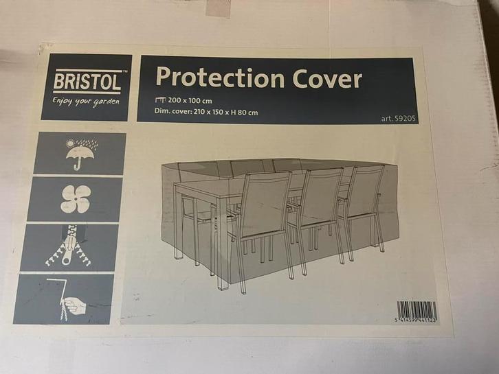 Beschermhoes Bristol tuinset NIEUW tafel en 6 stoelen, Tuin en Terras, Tuinmeubel-accessoires, Nieuw, Ophalen of Verzenden