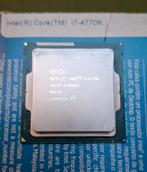 Processeur Intel I7-4770k + ventilateur d'origine, Informatique & Logiciels, Processeurs, 4-core, Intel Core i7, 3 à 4 Ghz, Enlèvement