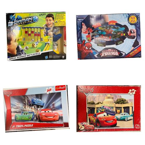 Kinderspellen en puzzels voor jongens, Kinderen en Baby's, Speelgoed | Kinderpuzzels, Gebruikt, 4 tot 6 jaar, Meer dan 50 stukjes