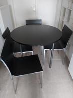 Keukentafel met stoelen, Huis en Inrichting, Tafels | Eettafels, Ophalen of Verzenden, Zo goed als nieuw