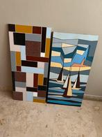 Twee abstracte kunstwerken, Enlèvement