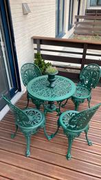 Tuinset in zeer mooie staat, Salons de jardin, Aluminium, Comme neuf, Enlèvement