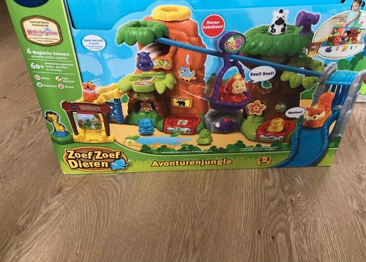 vtech - zoef zoef dieren - avonturenjungle, Kinderen en Baby's, Speelgoed | Vtech, Ophalen of Verzenden