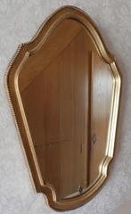 goudkleurige spiegel, Ovale, Moins de 50 cm, Utilisé, Enlèvement ou Envoi
