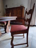 Vintage eetkamer te koop, Huis en Inrichting, Ophalen, Gebruikt, Vlaamse stijl, 4 tot 6 stoelen