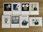 P. Geluck, de Kat, serie van 16 CP, Klet & Ko. Zie foto's, Ophalen of Verzenden, 1980 tot heden, Ongelopen, Overige thema's