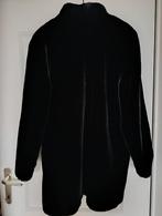Manteau en fausse fourrure noir, Kleding | Dames, Jasjes, Kostuums en Pakken, Ophalen, Zo goed als nieuw, Zwart, Jasje